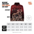 thumbnail image 5 of Men's Women's Sweater Jacket Full Zip Fleece Moose Wildlife Sweatshirt Wildkind, 5 of 7