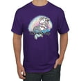 thumbnail image 1 of Wild Bobby, Mermazing Mermicorn Cute Gift Women Girls, Streetwear, Men's Graphic Tees, Purple, 3XL, 1 of 3