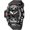 A Black white, variant on Outdoor Sports Analog Digital Watch for Men, Large Dual Screen Luminous LED Electronic Wristwatch with Practical Multi Scene Functions