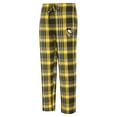 thumbnail image 2 of Men's Concepts Sport Gold/Black Pittsburgh Penguins Region Flannel Sleep Pants, 2 of 3