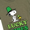 thumbnail image 3 of Peanuts - Lucky Vibes - Toddler and Youth Short Sleeve Graphic T-Shirt, 3 of 6