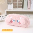 thumbnail image 2 of Bonita bolsa de lápices de peluche con forma de cachorro de gran capacidad y gran valor Yan, bolsa de papelería para niñas de secundaria, 2 of 6