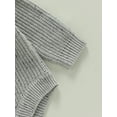 thumbnail image 6 of Bagilaanoe Newborn Baby Girl Boy Knit Rompers Long Sleeve Bodysuits 3M 6M 9M 12M 24M Infant Casual One Piece Short Jumpsuit, 6 of 9
