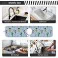 thumbnail image 7 of Coolnut Christmas Gnomes Sink Splash Guard for Faucet 2 Packs Faucet Absorbent Mats, Snowflakes Faucet Handle Drip Catcher Quickly Drying Mat for Kitchen Counter Bathroom, 14.9"x5.5", 7 of 7
