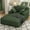 Green, variant on 67'' Oversized Chaise Lounge Chair Indoor, Cloud Plush Corduroy Upholstered Sofa Bed, Modern Deep Seat Sofa with Back Cushion, Pillows, Cozy Sleeper Couch for Living Room, No Assembly Required, Black