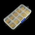 thumbnail image 4 of Juego de Anzuelos de Pesca de 500 Piezas Anzuelos de PúAs de Acero de Alto Carbono para Aparejos de Pesca de Agua Salada y Agua Dulce (Plata), 4 of 10