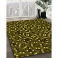 thumbnail image 3 of Ahgly Company Machine Washable Indoor Rectangle Transitional Black Brown Area Rugs, 4' x 6', 3 of 7