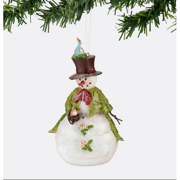 Department 56 whimsical enchanted snowman with birds ornament  walmart Department 56 whimsical enchanted snowman with birds ornament  walmart