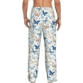 thumbnail image 3 of Daiia Butterfly Men's Sleep Pant with Pockets and Drawstring,Pajama Pants-X-Large, 3 of 9