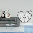 thumbnail image 2 of Figuras De Cisne, Escultura De Cerámica, Reloj De Pared En Forma De Corazón, Decoración Acrílica, Diseño Creativo, Movimiento Silencioso, Adorno De Escritorio, Estante De Aniversario,, 2 of 8