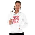 thumbnail image 4 of Crazy Cat Lady Purrs Well With Others Unisex Plus Fleece Graphic Hoodie Brisco Brands 4X, 4 of 5