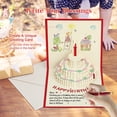 thumbnail image 4 of Saludos musicales para niñas, niños, hombres y mujeres (tarjeta de cumpleaños emergente en 3D con sobre rojo incluido), 4 of 5