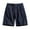 Navy, variant on Lolmot Men's Casual Pure Color Outdoors Beach Work Trouser Cargo Shorts Pant with Pockets