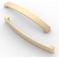 thumbnail image 1 of Juego de 2 manijas para gabinetes, tiradores para cajones, manijas para puertas de gabinetes de cocina de aluminio, orificio Ce de latón de 160 mm (6,3 pulgadas), 1 of 5