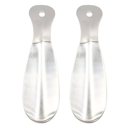 

Hotel Shoe Horn Metal Boot 2 Pcs Stainless Steel Shoehorn Handheld Tool Accessory