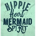thumbnail image 2 of Cute Hippie Heart Mermaid Sprit Women's Graphic T Shirt Tees Brisco Brands X, 2 of 6