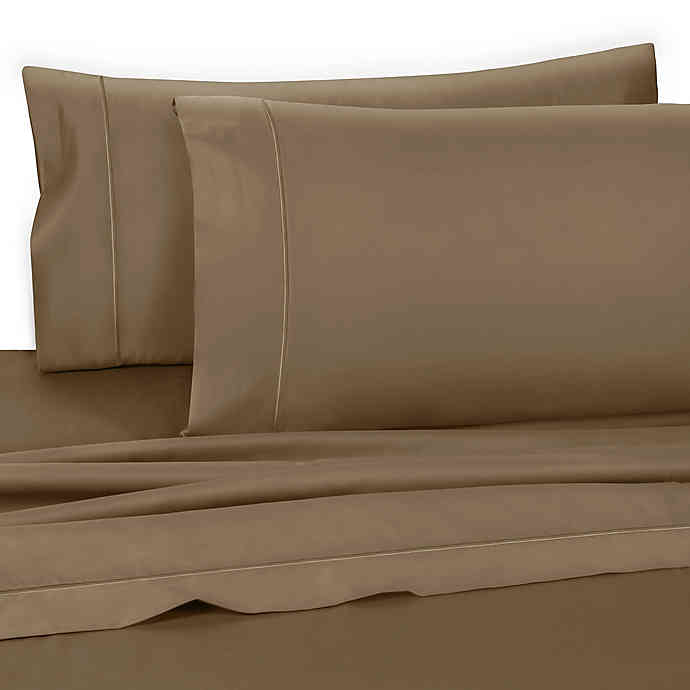 Wamsutta Dream Zone 725ThreadCount Full Flat Sheet in Taupe