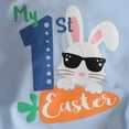thumbnail image 6 of Tisuna Baby Girls Easter Romper 1St Birthday Outfits Bunny Print Long Sleeve Cute Ear Hooded Bodysuit Fashion Comfortable Kids Birthday Festival Clothes Blue Size 12-18 Months, 6 of 9