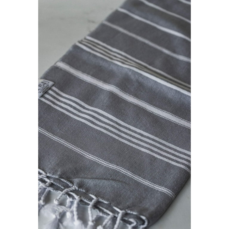 Turkish Hand/Tea Towel - Perfect Classic - Grey
