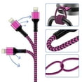 thumbnail image 3 of AILKIN Compatible with iPhone Charger Fast Charging Compatible with iPhone 14/13/12/11/10 6ft Fast Charging Cable Cords,Multicolor, 3 of 6