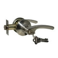thumbnail image 4 of Constructor Etude Entry Door Lever Handle Lock Set Satin Nickel Finish, 4 of 4