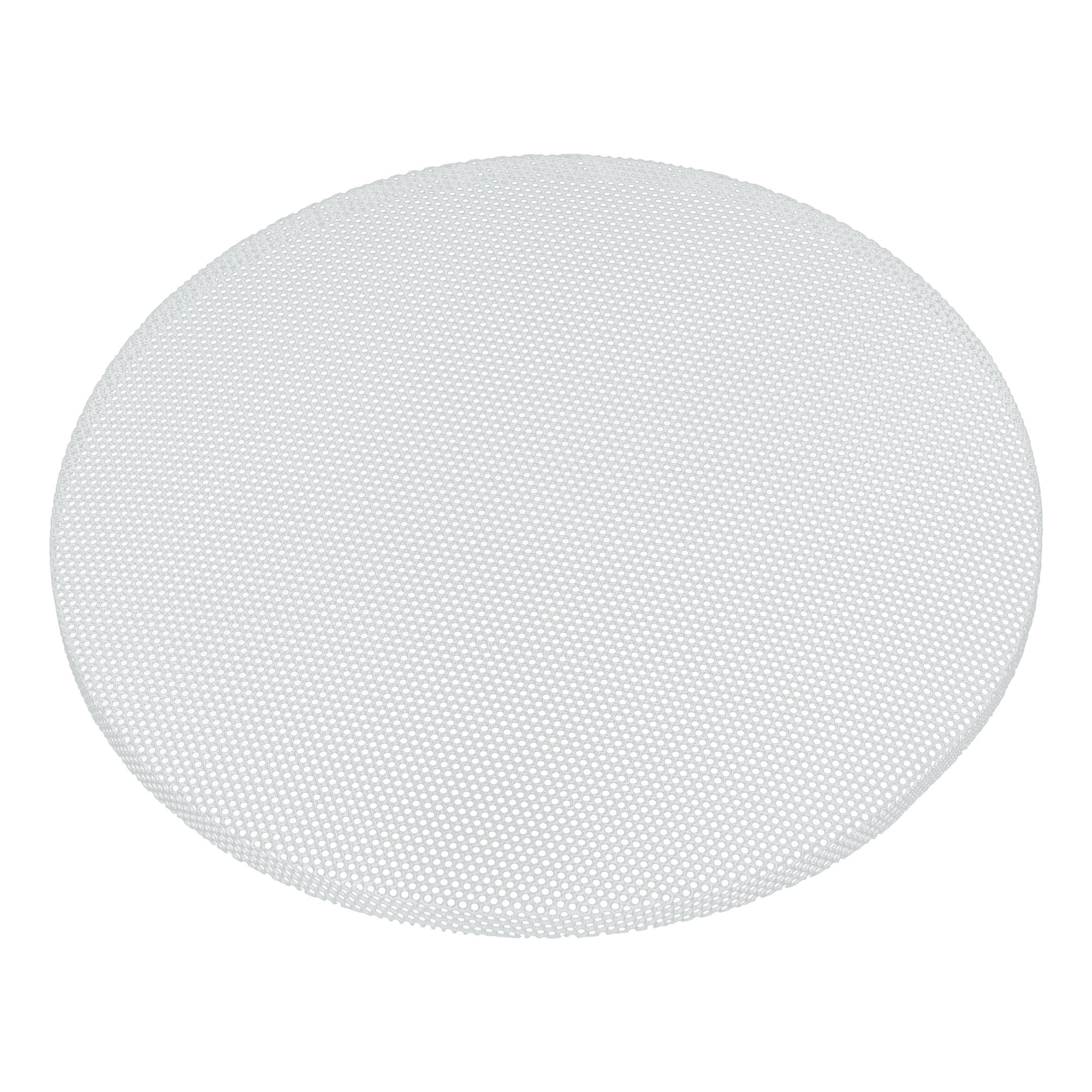 Unique Bargains 1 Pcs Universal 5.5 Inch Speaker Grills Mesh for Audio Subwoofer 152x6.5mm Grille without Frame White