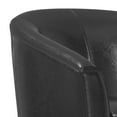 thumbnail image 4 of Austin 30 inch Wide Contemporary Tub Chair in Black Vegan Faux Leather, 4 of 11