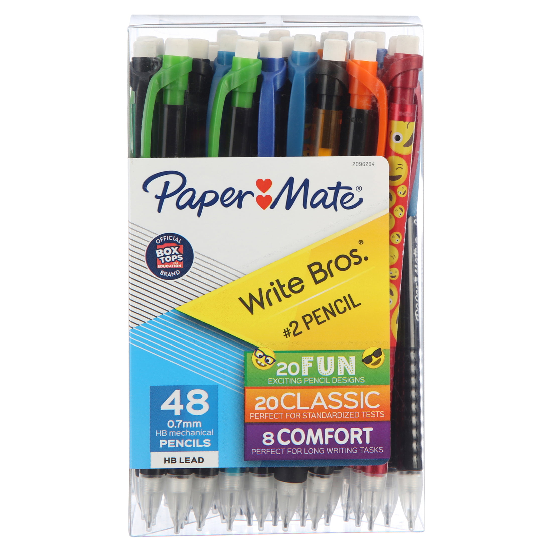 Paper Mate Write Bros Mechanical Graphite Pencils.7mm 48 Count HB #2 