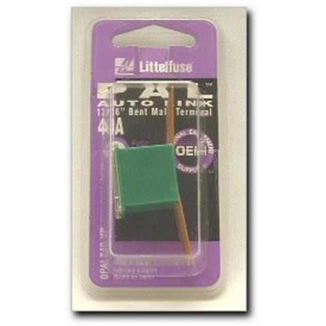 LITTELFUSE PAL240BP PAL Fuse Bent Male Terminal Green 40 Amp, 0. 8125 ...
