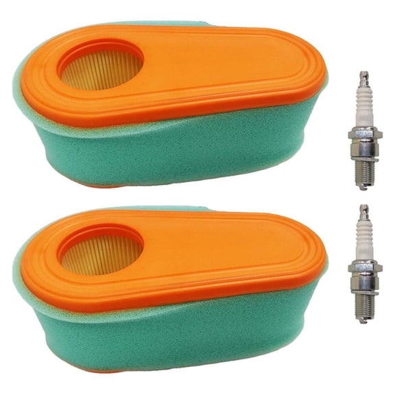2PK Air Filter And Spark Plug Combo For Toro Time Master Mowers 795066