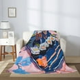 thumbnail image 2 of Hirioo Colorful Sushi Food Art for Flannel Blanket, Cozy and Warm Throw for Bed or Couch ,Perfect for All Seasons-80"x60", 2 of 6