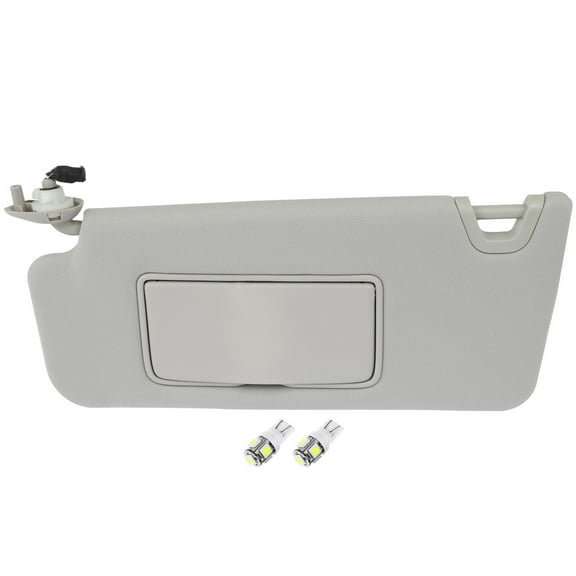 cciyu Left Driver Side Sun Visor fit for 2008-2012 for Honda Accord Gray with Sunroof Sun Visor Replaces 83280-TA5-A51ZA 83280TA5A51ZA