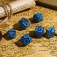 thumbnail image 2 of Cusdie 7-Die Metal DND Dice Set, Maze Design Metal Polyhedral D&D Dice Set for DND Dungeons and Dragons TTRPG Role Playing Games, 2 of 5