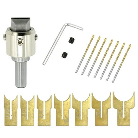 

ELENXS Ball Blade Woodworking Milling Cutter Molding Tool Beads Router Bit Set