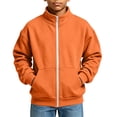 thumbnail image 3 of Kezqiaxn Teen Boy Clothes Fall Fashion Stand Collar Long Sleeve Zip Up Sweatshirts with Pockets Boys Jacket Size 5-16, 3 of 9