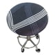 thumbnail image 5 of Matsuzay Funda para silla redonda con estampado de barra moderna, cubierta para taburete elástica y elástica, fácil de limpiar, amplia Decoración del hogar castaña de agua 28-40 cm de diámetro, 5 of 6