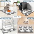thumbnail image 7 of Coffee Mat, 12" x 19" Cute Coffee Bar Mats for Espresso Machine Station Accessories and Organizer, Hide Stain Rubber Backed Absorbent Dish Drying Pad for Kitchen Counter, Cartoon Flowers, 7 of 7