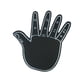 thumbnail image 4 of Guantes gigantes de espuma EVA para manos, dedos de espuma gigantes, divertidos y cómodos para animadoras. negro, 4 of 9