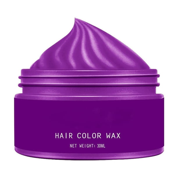 Hermoso color Color de cabello permanente de larga duración Cera para teñir el cabello, Cera para teñir el cabello de una sola vez, Peinado temporal, Cera para peinar la (Compre 2 y ahorre 10%)