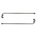 thumbnail image 2 of Urbanest 1/2” Adjustable Wall Mounted Swing Arm Rods, 14"-24", Pewter, 2 of 4