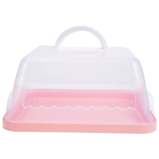 Portable Cake Carrier with Handle Plastic Cake Container Holder with