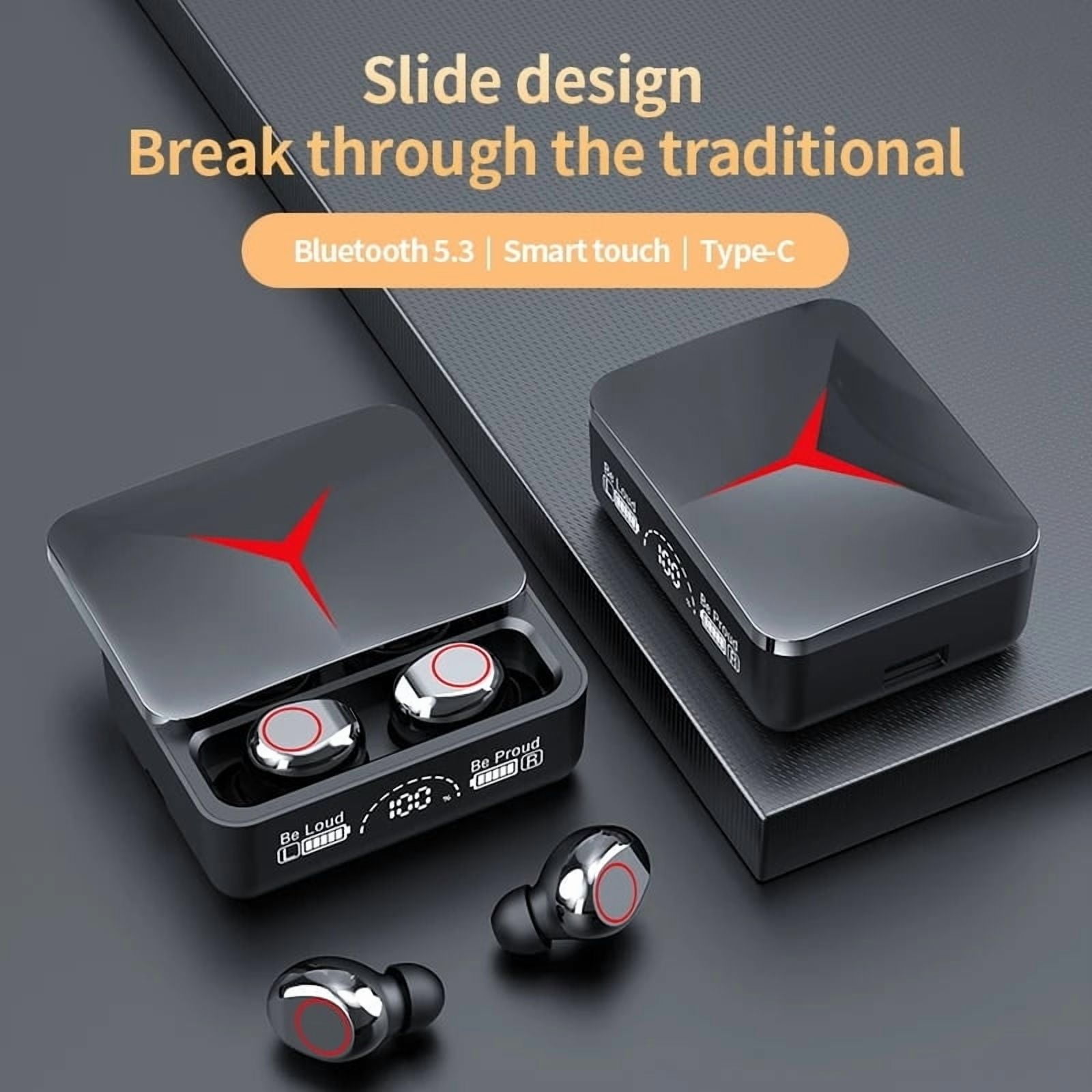 New Tws M90 Wireless Headphones Bluetooth 5.2 Touch Control Earphones Sport Earbuds Music Hifi Stereo Gaming Headset For Xiaomi - Earphones &amp; Headphones