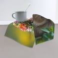 thumbnail image 6 of KLL Flower Crown Guinea Pig Ultra Absorbent & Soft Hand Towels for Bath, Hand, Face, Gym and Spa-27.5x16in, 6 of 7