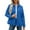 Blue 2, variant on Quilted Jackets for Women Zip Up Lapel Patchwork Outerwear Trendy Lightweight Padded Puffer Jacket