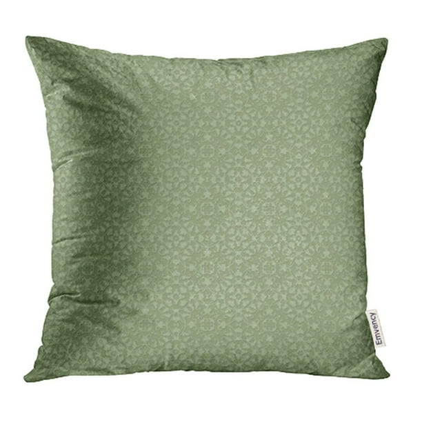 Cmfun Sage Green Damask Pattern Antique Baroque Beautiful Beauty Brocade Dusty Pillow Case Pillow Cover 20x20 Inch Throw Pillow Covers Walmart Com Walmart Com
