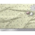thumbnail image 3 of Soimoi Poly Georgette Fabric Artistic Tree,Reindeer & Fox Face Kids Print Fabric by The Yard 42 Inch Wide, 3 of 3