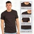 thumbnail image 3 of Next Level Men’s 100% Cotton T-Shirts Solid Color Bulk Wholesale Packs Tees for Printing or Everyday Wear (Bright +Dark Color 4 Pack, 4XL), 3 of 7