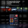 thumbnail image 4 of Caja de botones para sim racing PXN CB1 con 30 botones programables e iluminación RGB, 4 of 7