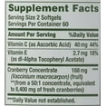 thumbnail image 3 of Nature's Bounty 4200Mg W/ Vitamin C Treat Urinary Health, Cranberry, 120Ct, 3 of 3