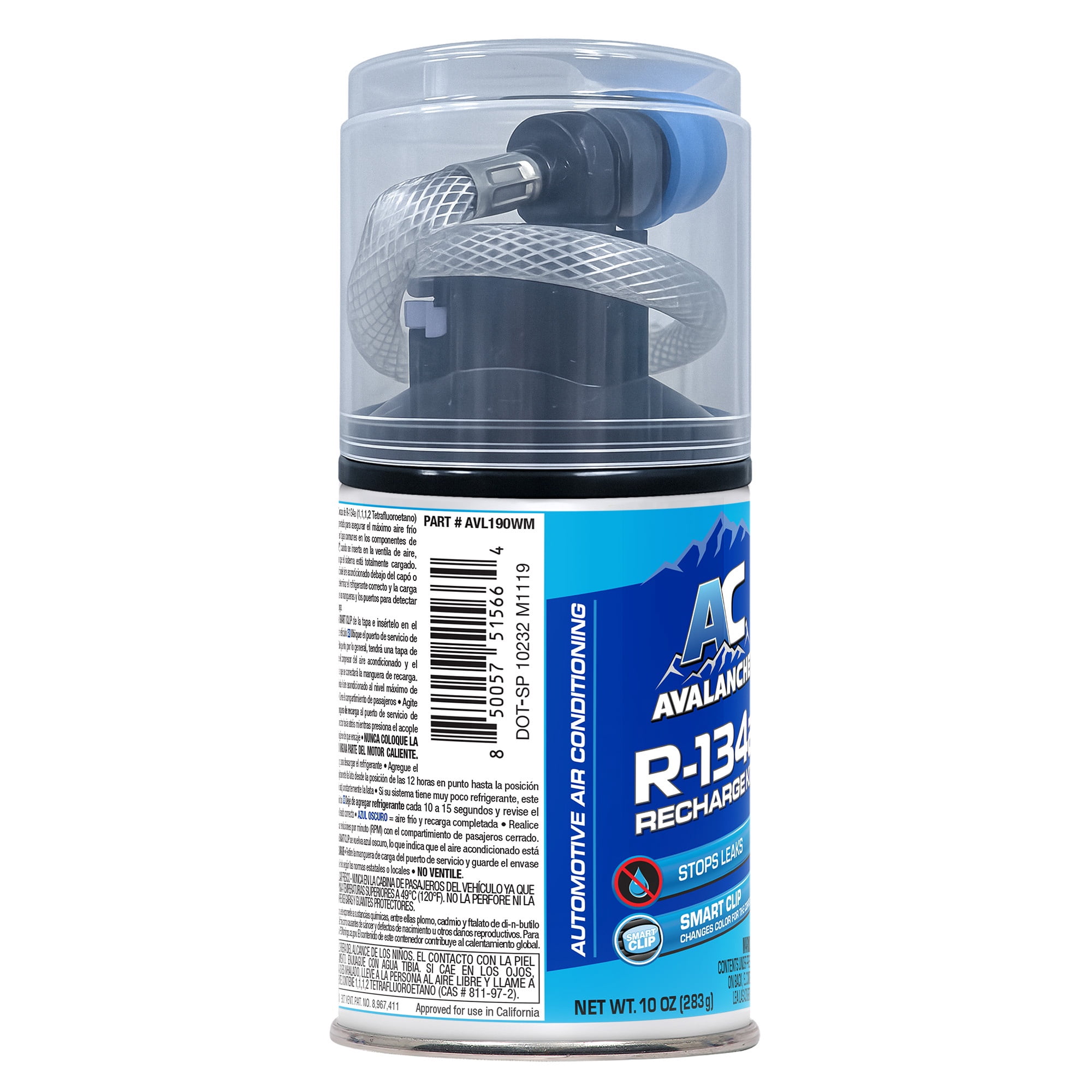 Avalanche 10 oz Automotive Refrigerant R134a Kit